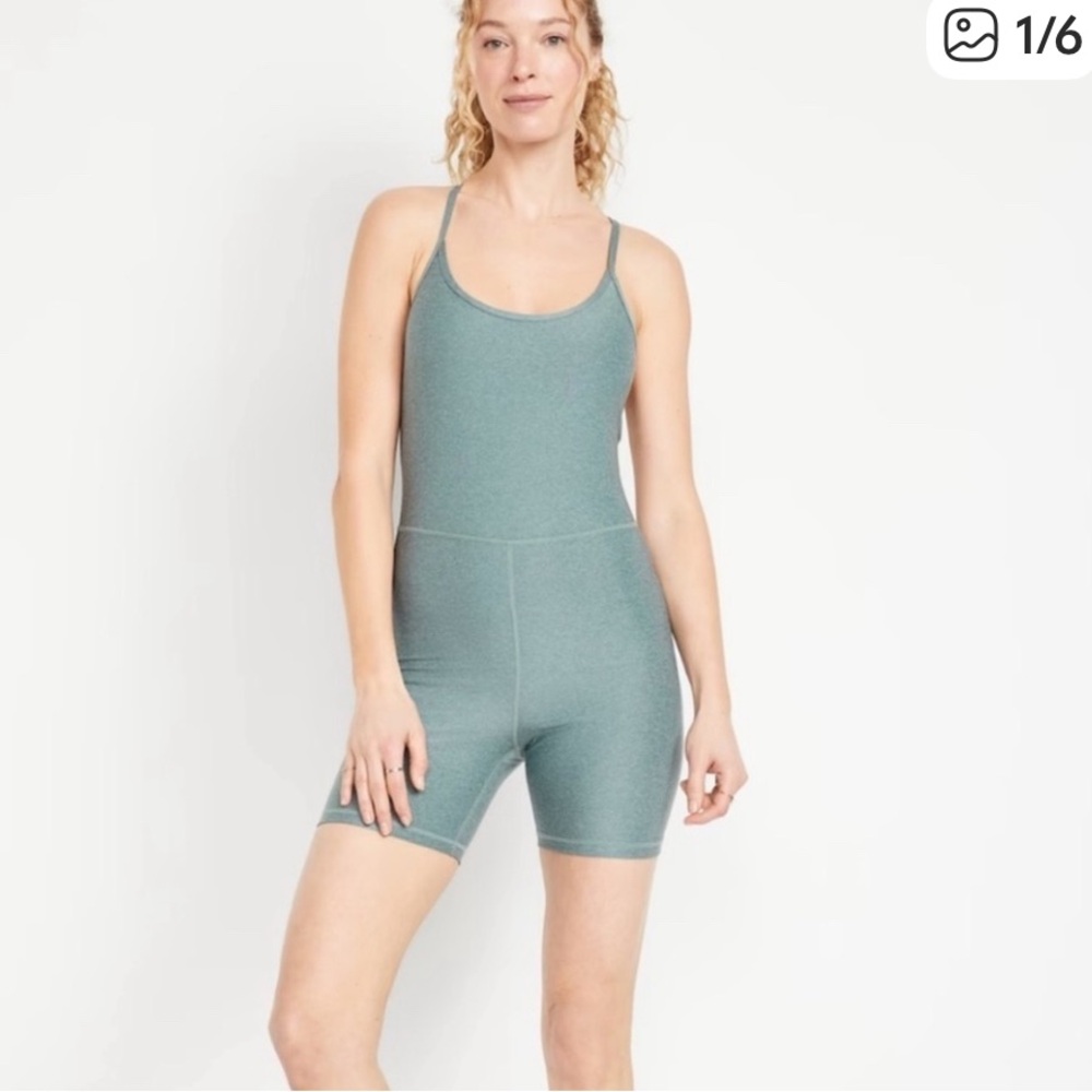 Old Navy Green Jumpsuit